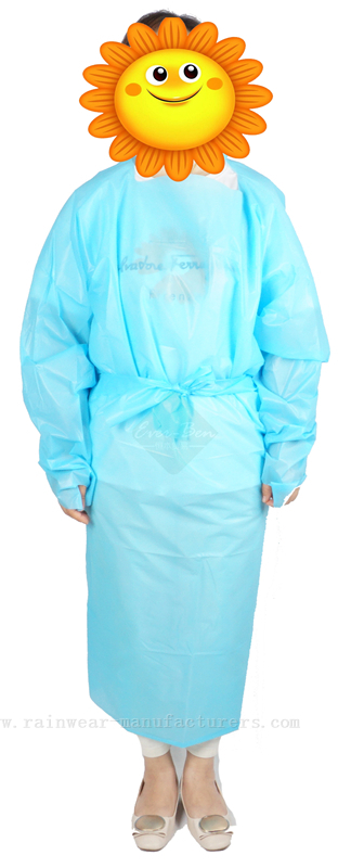 China CPE Gowns Factory Bulk PPE Gown Supplier